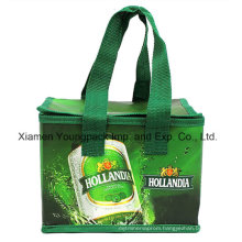 Custom Full Color Printed PP Laminated Non-Woven Reusable Promotional Cooler Bag